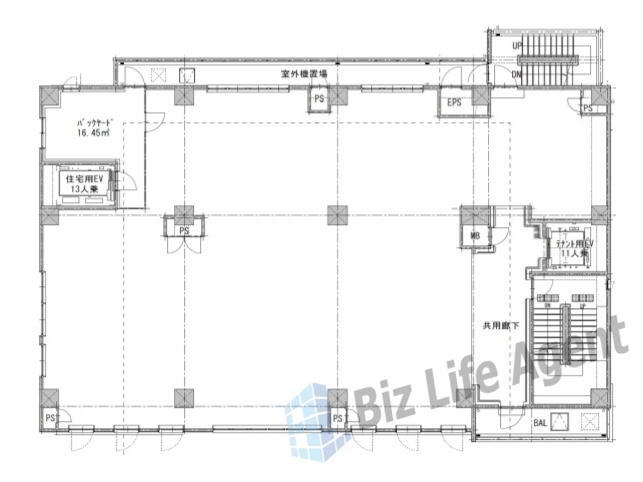 中百舌鳥ＭＧＴクリニック（仮）(中百舌鳥エムジーティークリニック)の平面図