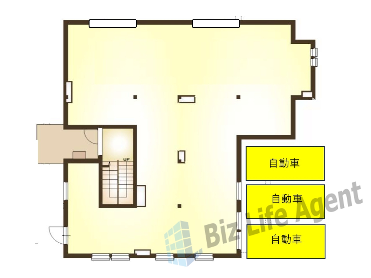 ホワイトメゾン中島町の平面図