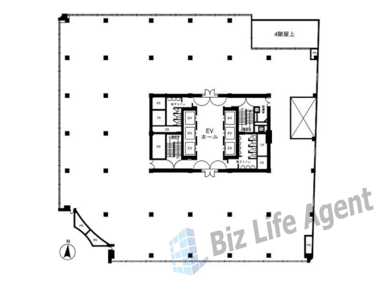 八重洲三井ビルの平面図