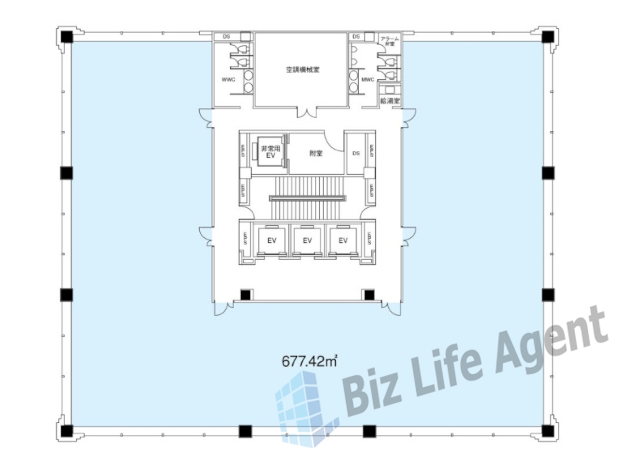 相互半蔵門ビルの平面図
