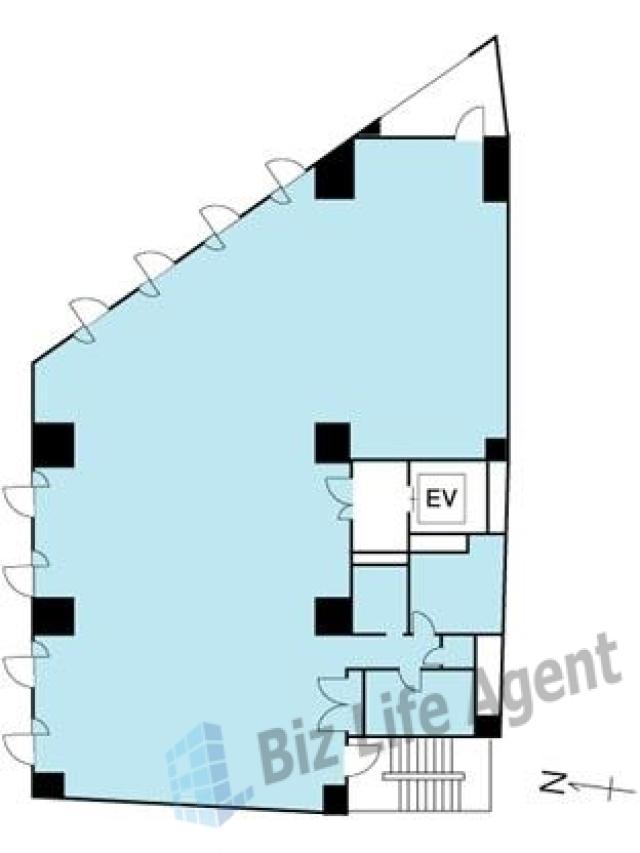 第3西青山ビルの平面図