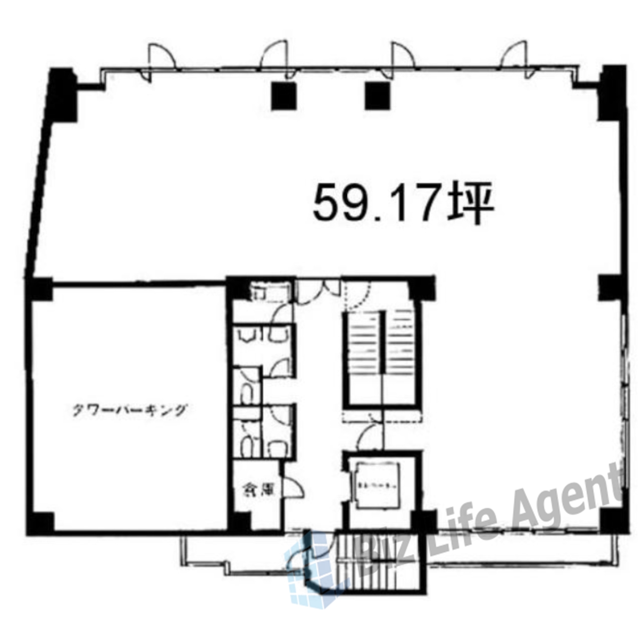 Daiwa麻布台ビルの平面図