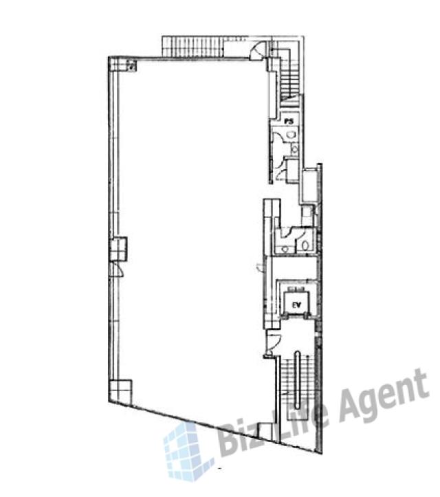 テイケン東京ビルディングの平面図