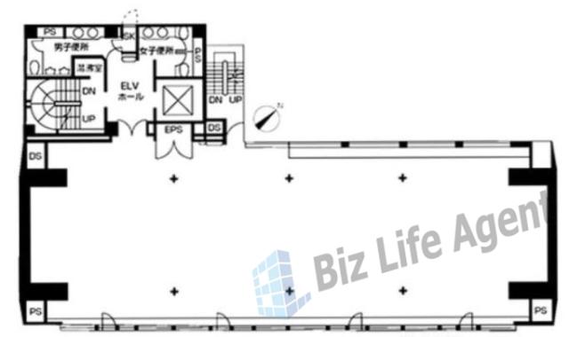 銀座3丁目ビルの平面図