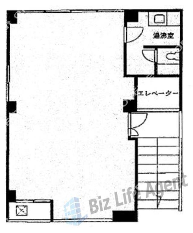 虎ノ門吾妻ビルの平面図