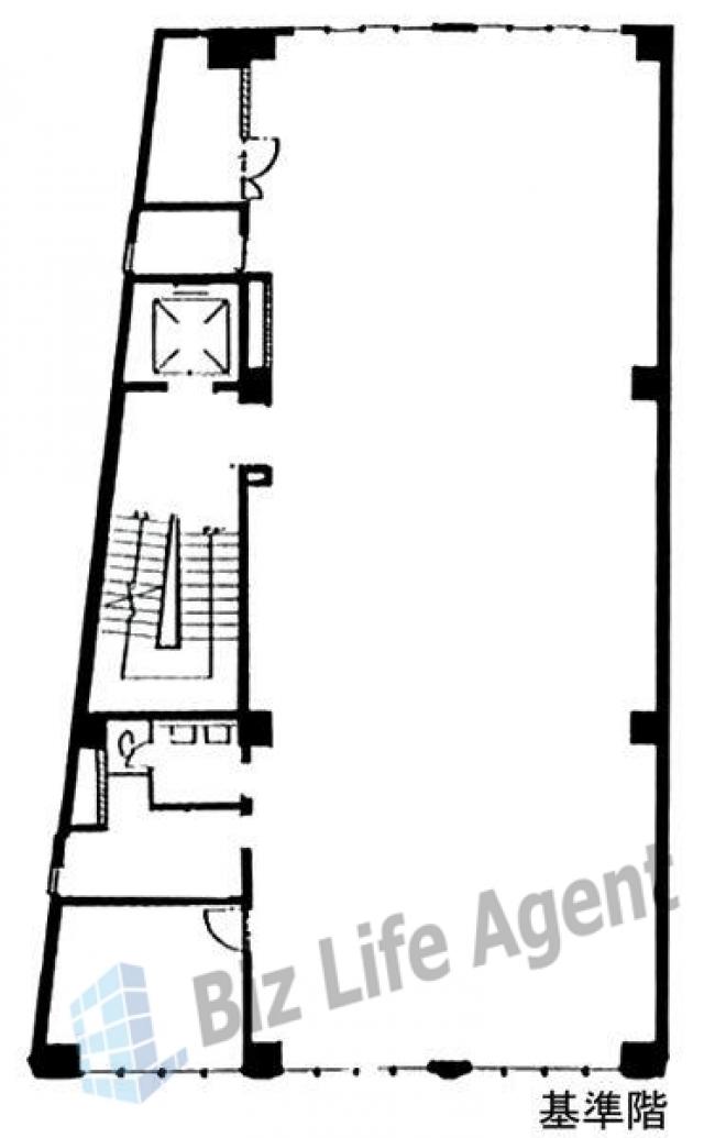渋谷東栄ビルの平面図