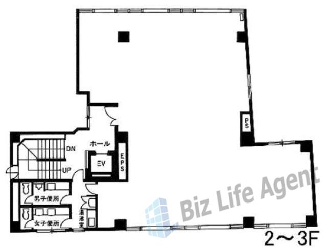 いずみ日本橋ビルの平面図