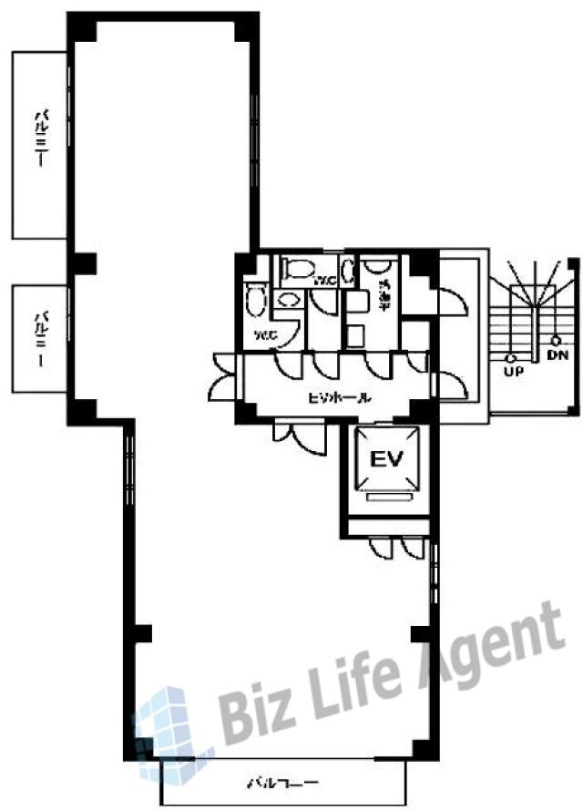 人形町双葉ビルの平面図