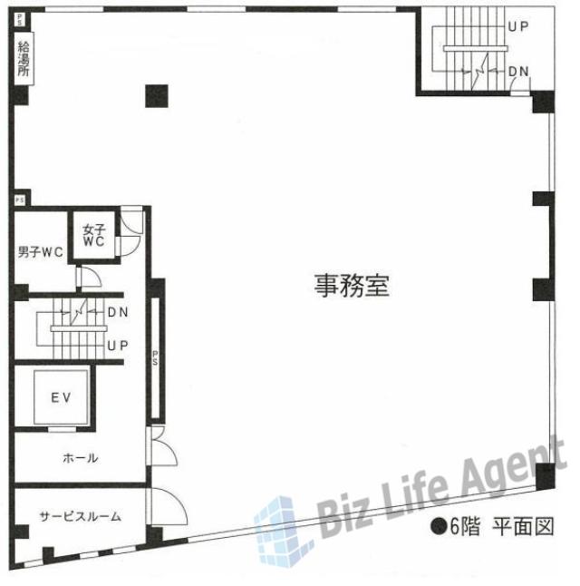 カントー第二別館の平面図