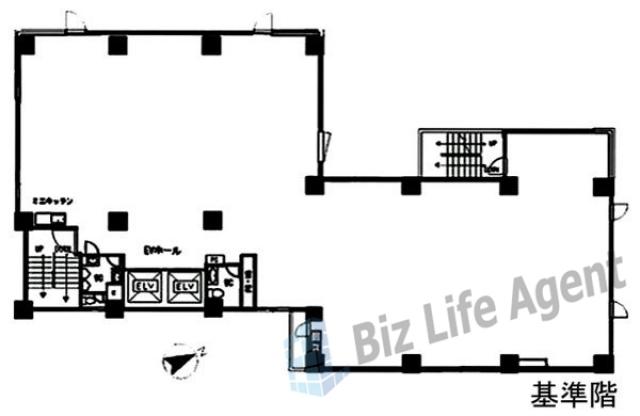 西新宿K-1ビルの平面図