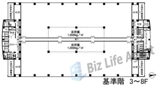SAビルディングの平面図