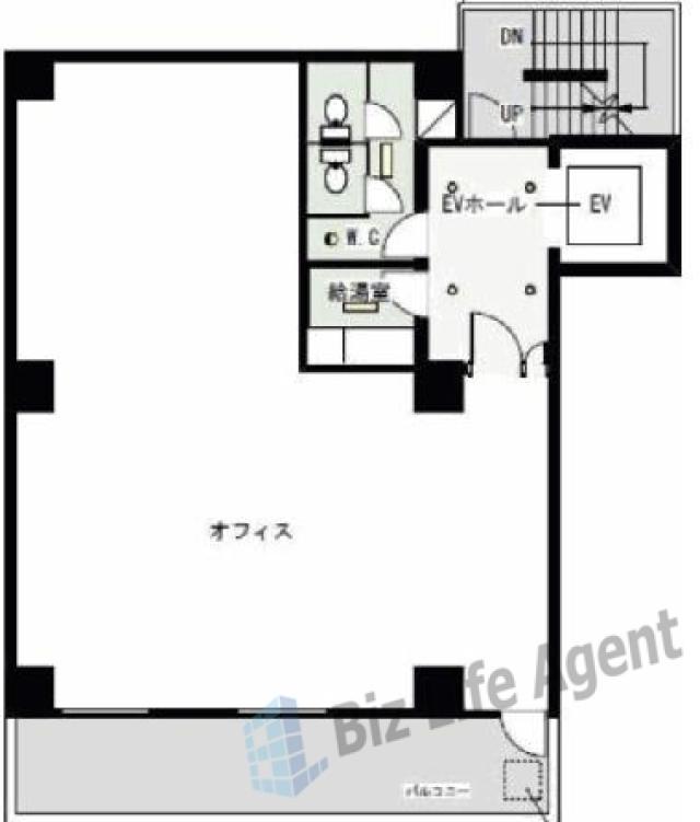 那智ビルの平面図