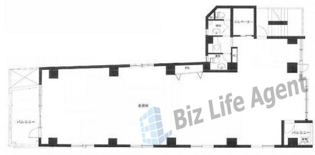 三田レオマビルの平面図