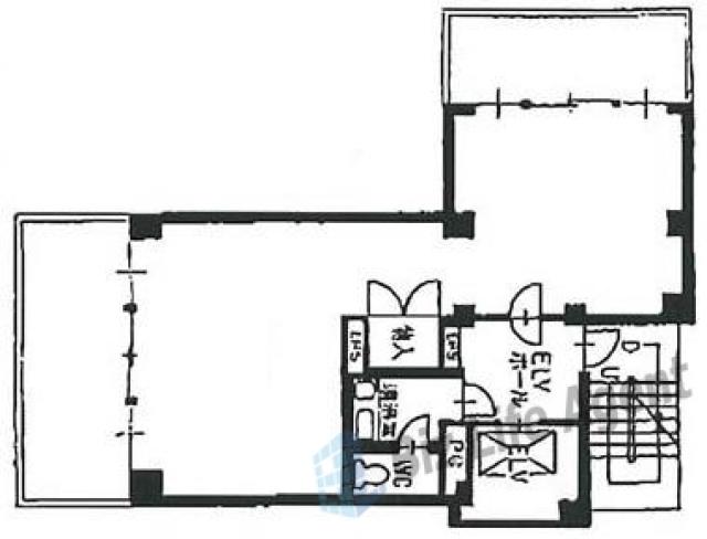 新橋五光ビルの平面図