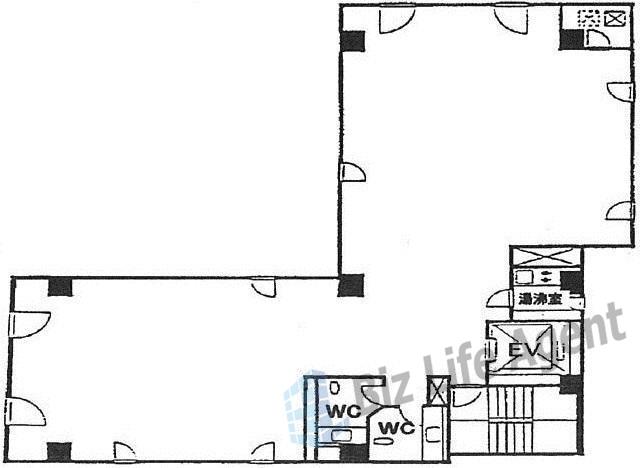 恒倉ビルの平面図