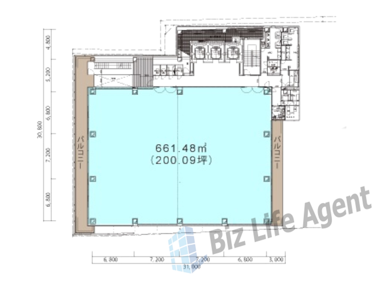新青山東急ビルの平面図
