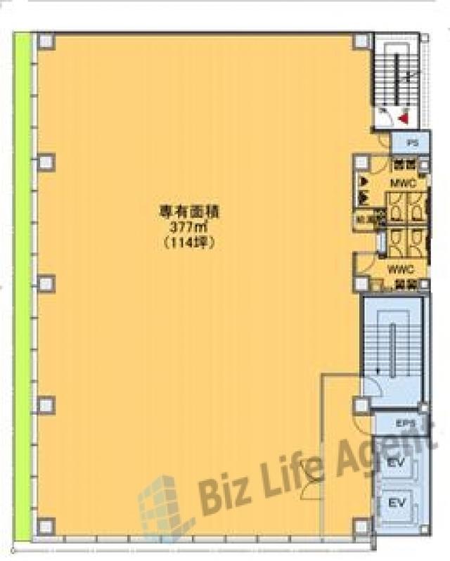 品川KS(旧:品川サンケイ)ビルの平面図