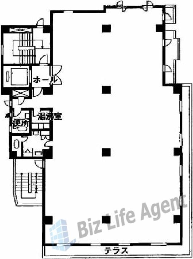岩見ビルの平面図