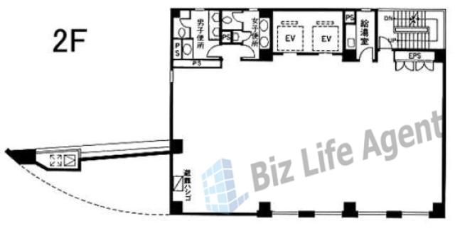 VORT九段下brooks(旧:日本地所ブルックス)の平面図