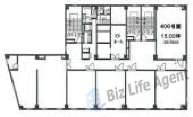 神南プラザビルの平面図