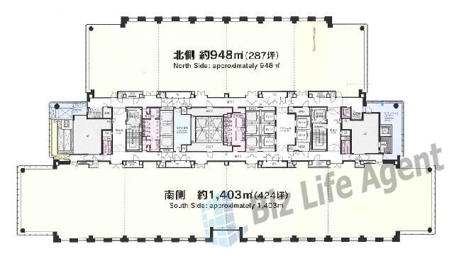 神保町三井ビルの平面図