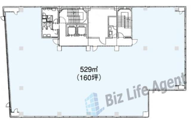 英全ビルの平面図