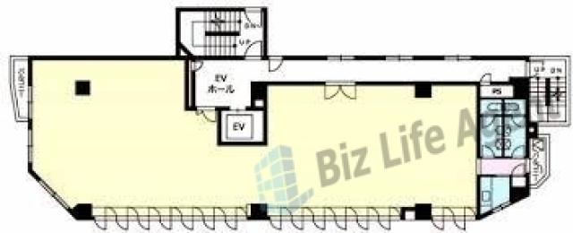 グレイス高輪ビルの平面図