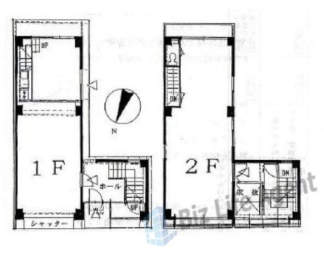 大勝軒ビルの平面図