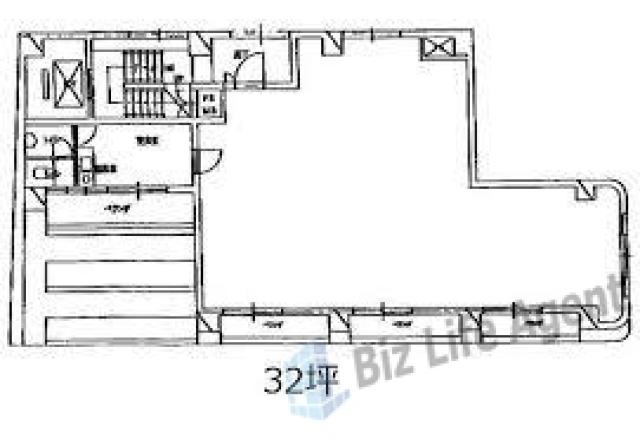 原ビルの平面図