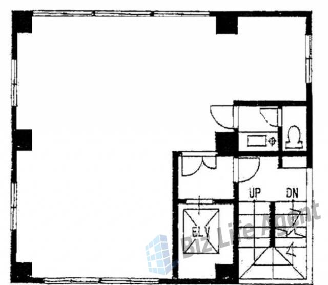 朝日第3ビルの平面図