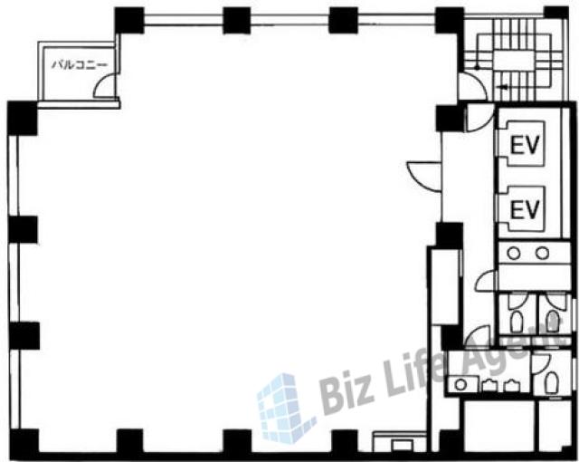 銀座武蔵野ビルの平面図