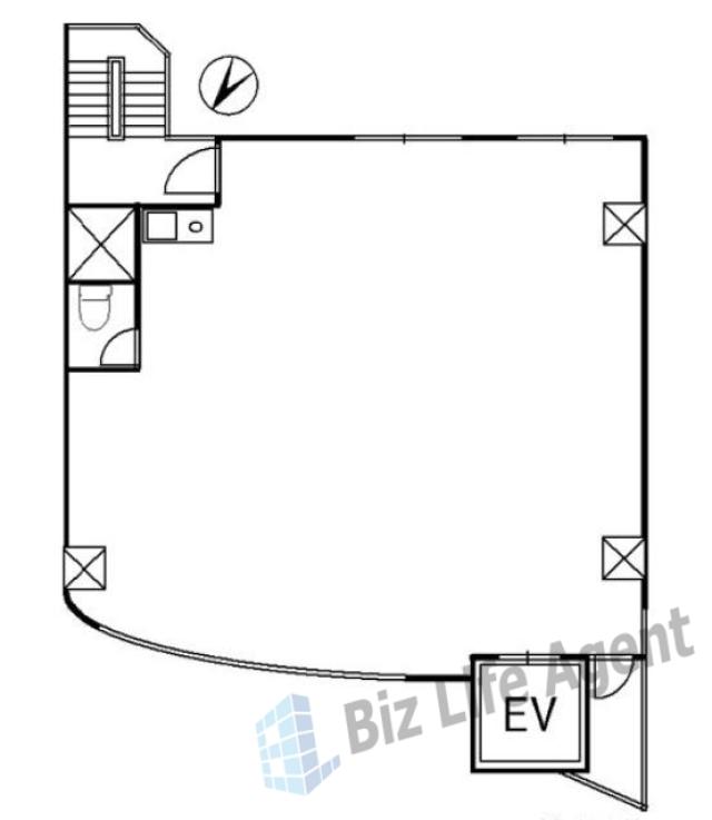 青山KKビルの平面図