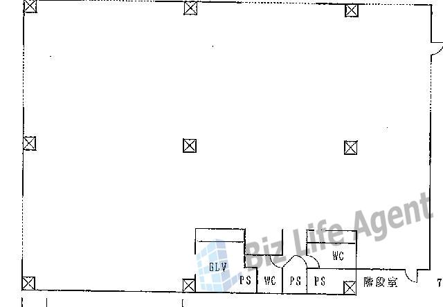 第2カワイビルの平面図