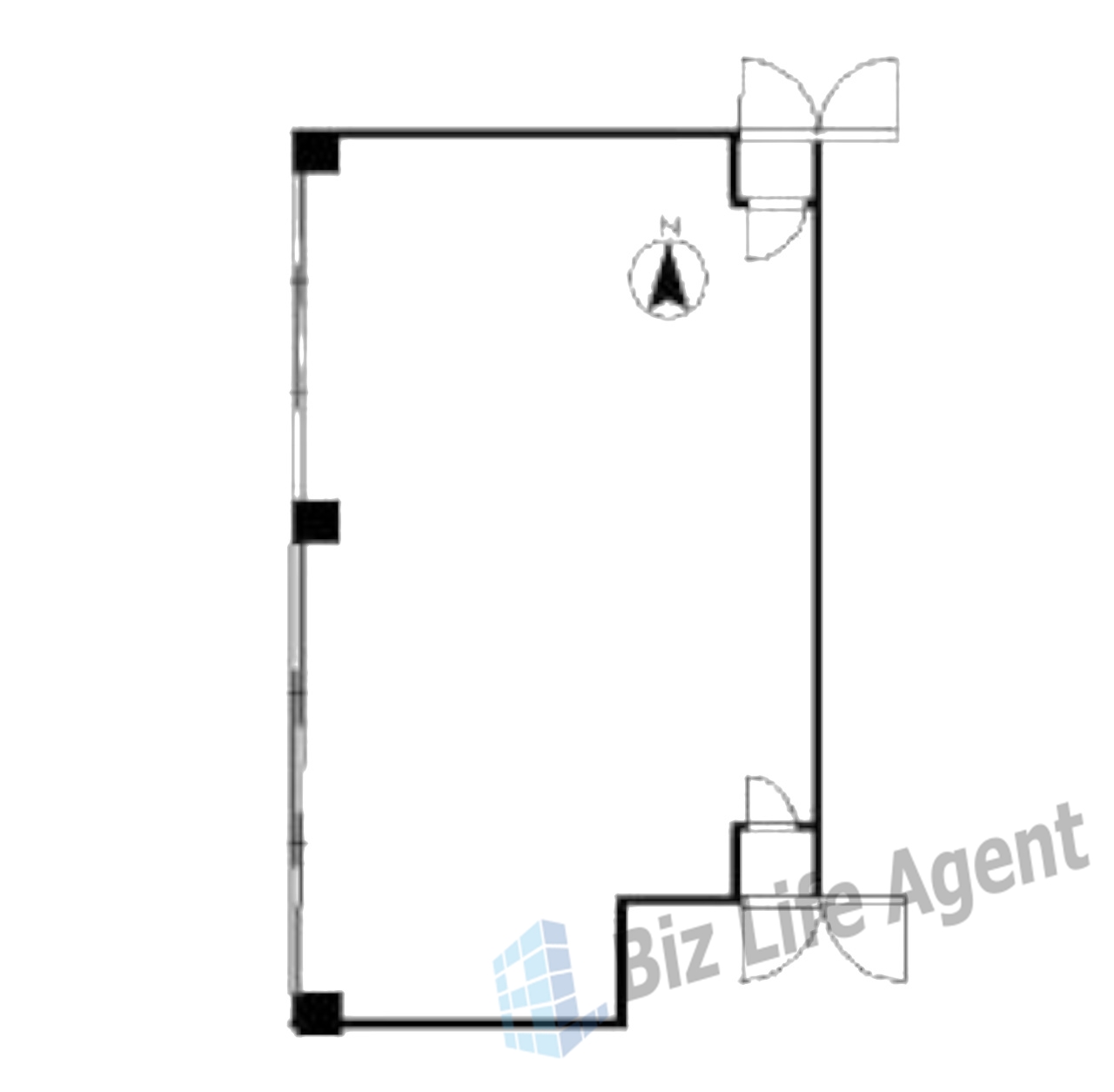ニュー番衆ビルの平面図