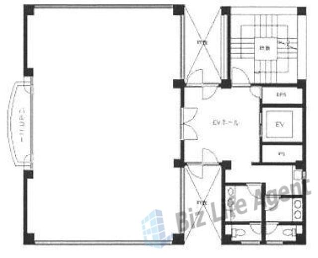 麻布KFビルの平面図