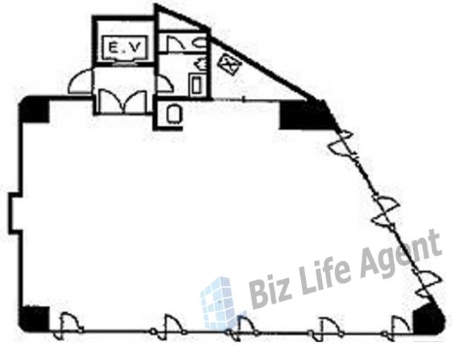 恵比寿ホークビルの平面図