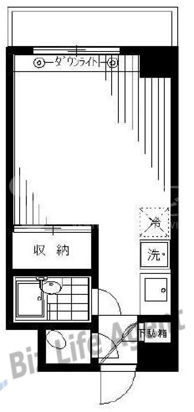 カーサ第2渋谷ビルの平面図