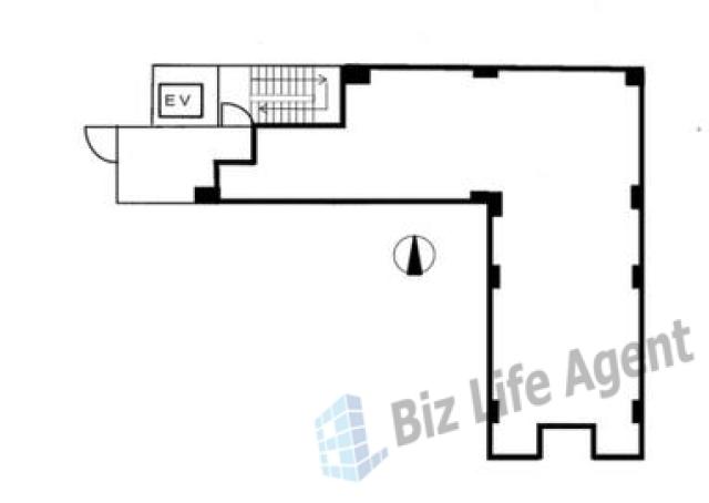 東口二葉ビルの平面図