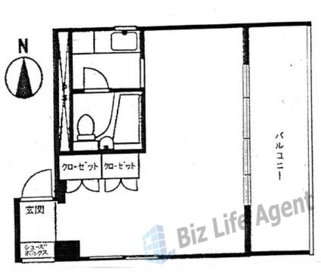 正光ビルの平面図
