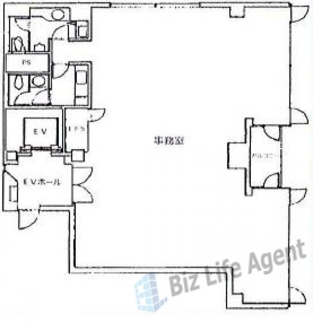アドミラル紀尾井町ビルの平面図