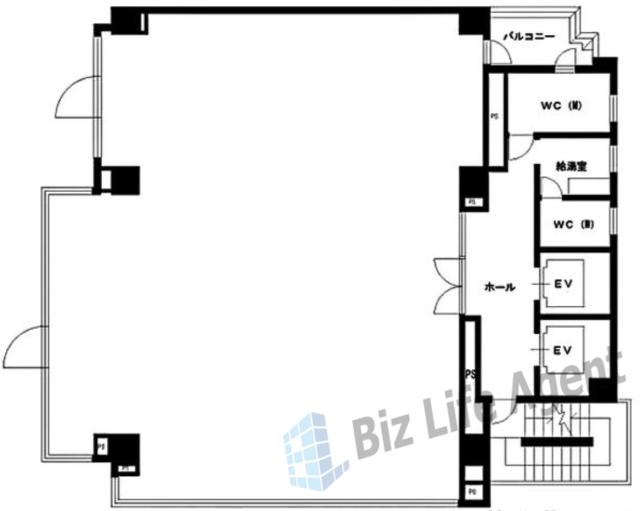 九段バワンビルの平面図