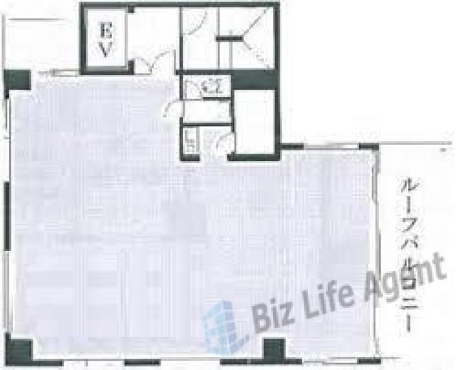 塚本ビルの平面図