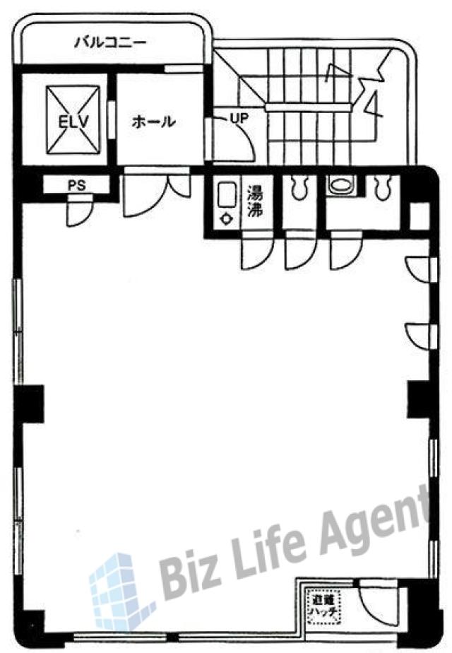 林慶ビルの平面図