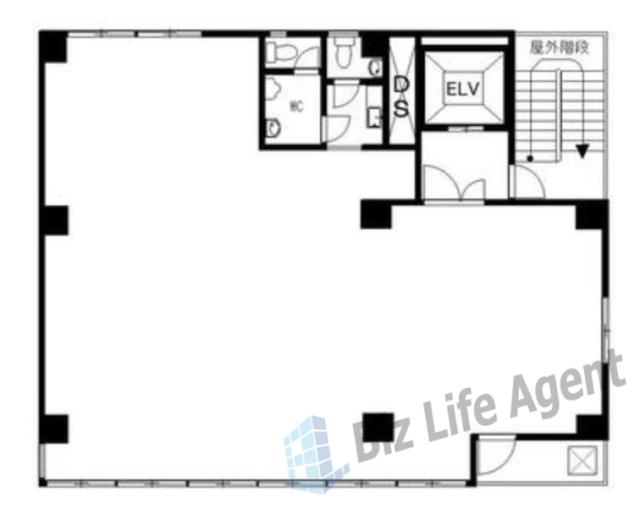 南部ビルの平面図