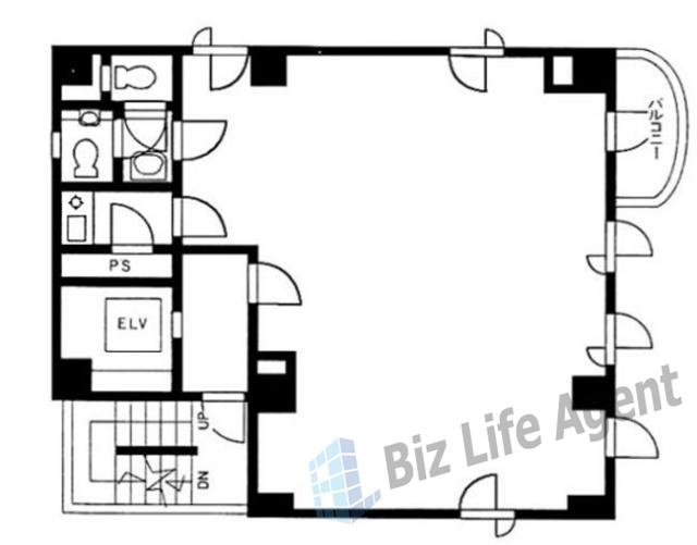 NOVEL WORK Kanda(旧:神田司町国土)ビルの平面図