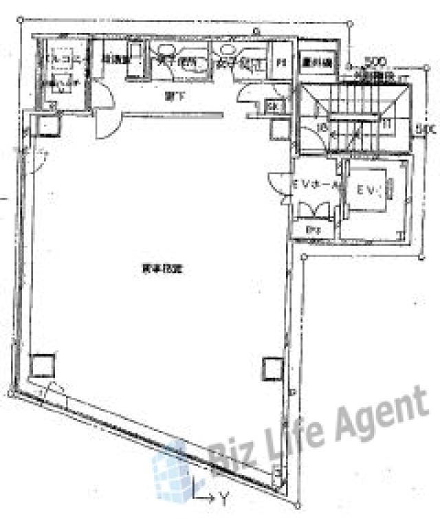 東洋須田町ビルの平面図