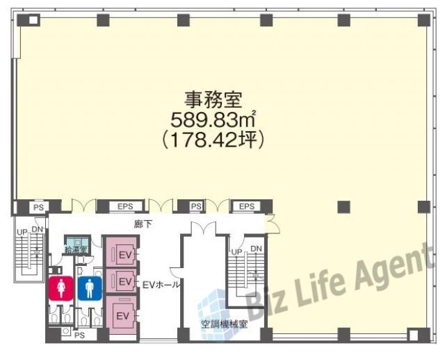 NBF小川町ビルの平面図