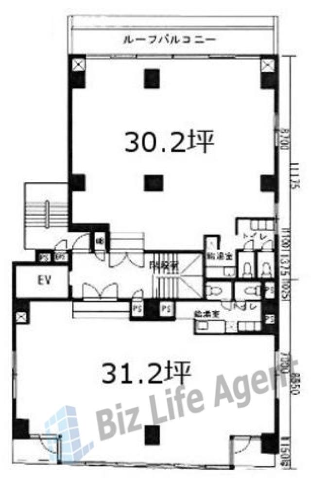 ルミエールお茶ノ水ビルの平面図
