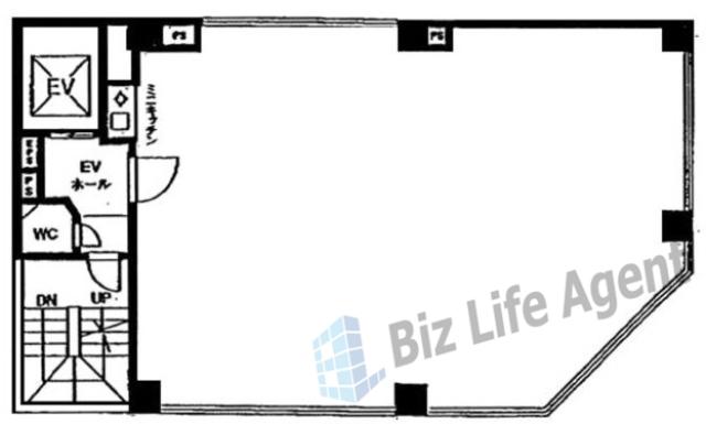 東京モリスビル第10の平面図