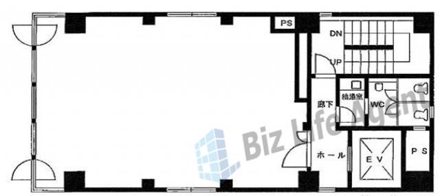 南特許ビルの平面図